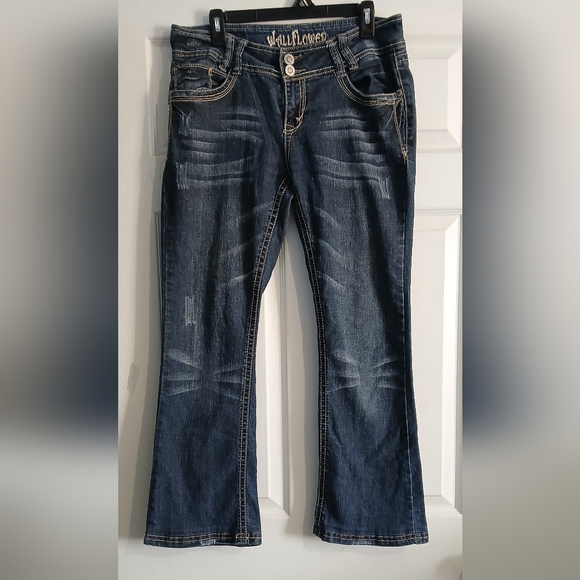 Wallflower Denim - Wallflower Dark Blue Flare Jeans